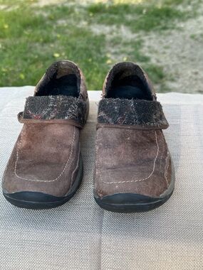 Merrell Women's Brown Suede Slip-On Loafers